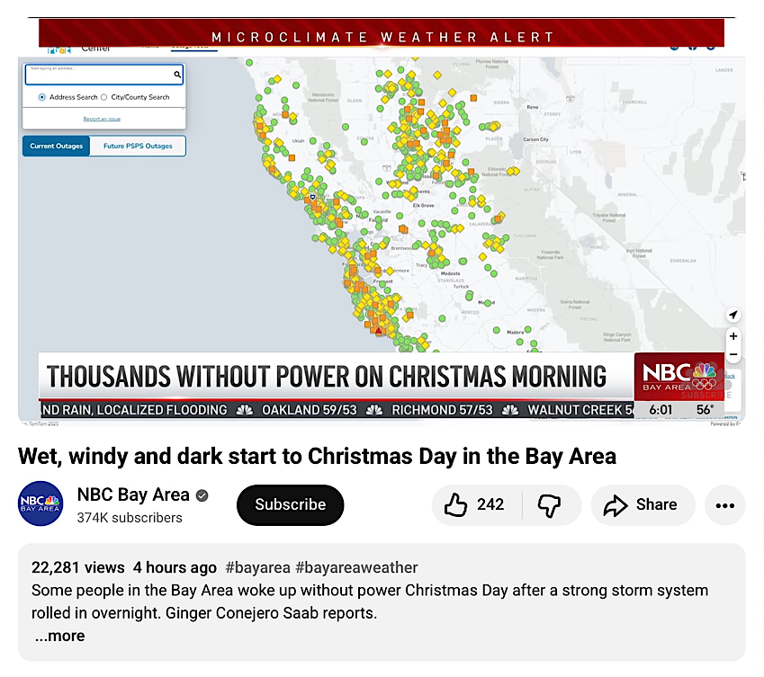 大荒れのクリスマス２０２５